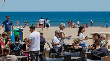 Bar de la playa de la Malvarrosa de Valencia