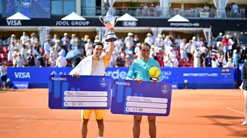 Nuno Borges y Rafa Nadal, campeón y finalista del ATP 250 de Bastad