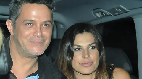 Raquel Perera y Alejandro Sanz en 2015