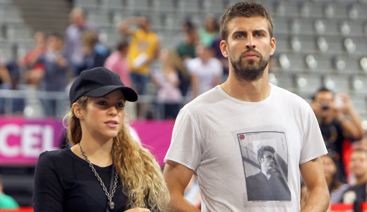 Shakira y Gerard Piqué en 2014