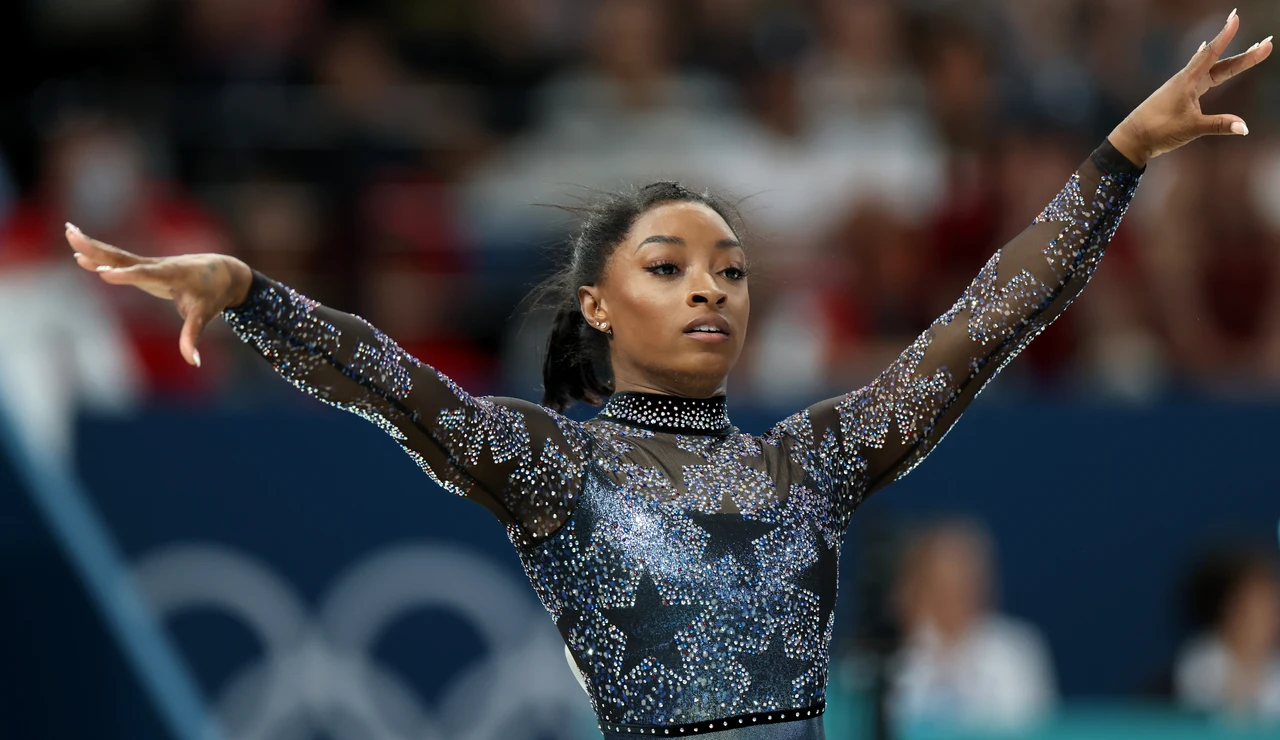 Simone Biles en los Juegos Olímpicos de París 2024