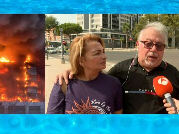 Supervivientes del incendio