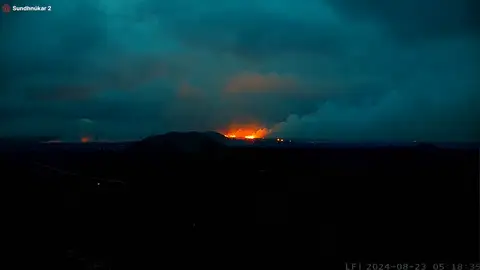 Volcán en Islandia